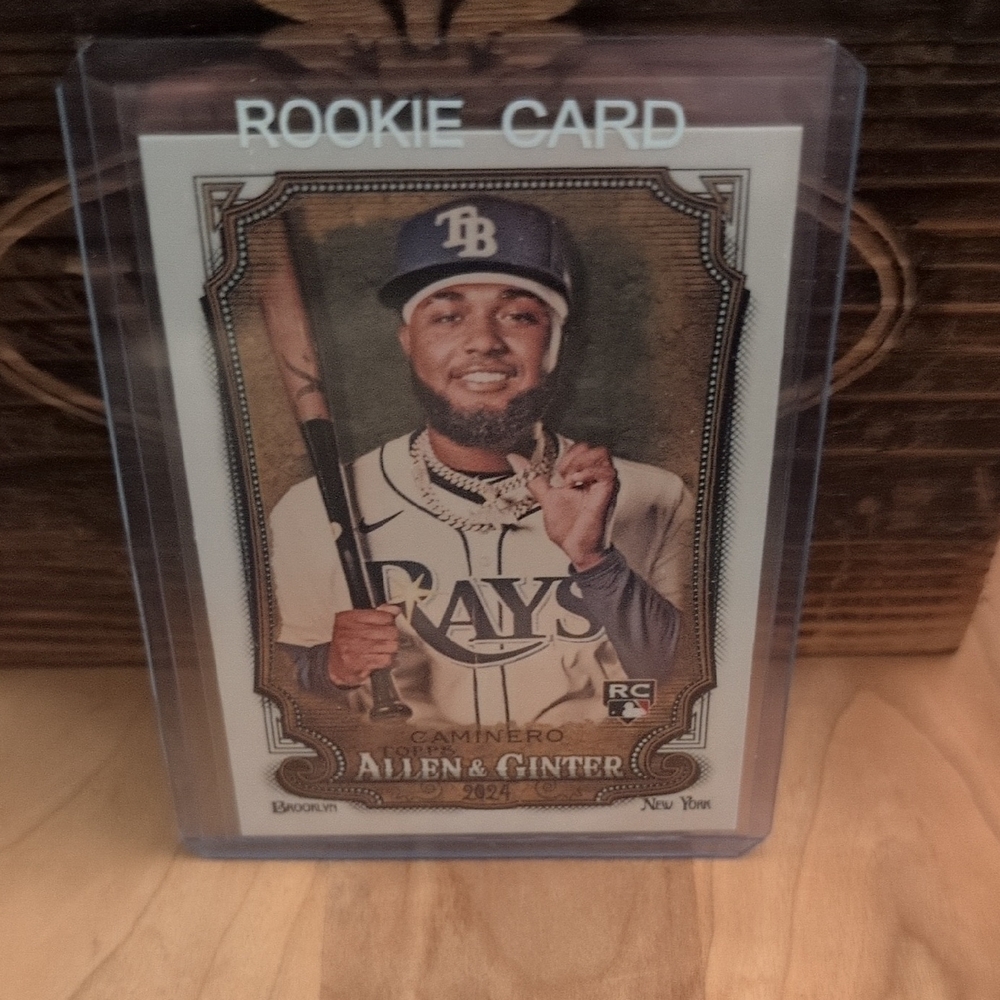 2024 Topps Allen & Ginter Junior Caminero Rookie Card Rays